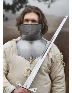 Medieval bevor in steel (1.2 mm) 2