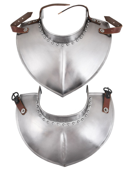 Medieval Gorget in Steel (1.2 mm)