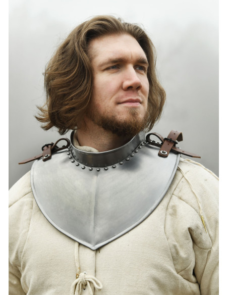Medieval Gorget in Steel (1.2 mm)