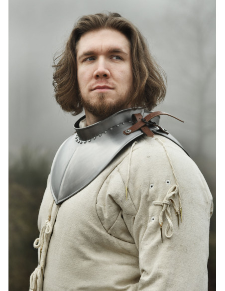 Medieval Gorget in Steel (1.2 mm)