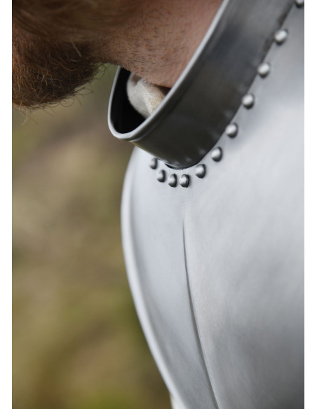 Medieval Gorget in Steel (1.2 mm)