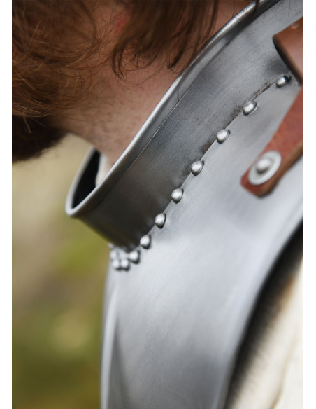 Medieval Gorget in Steel (1.2 mm)