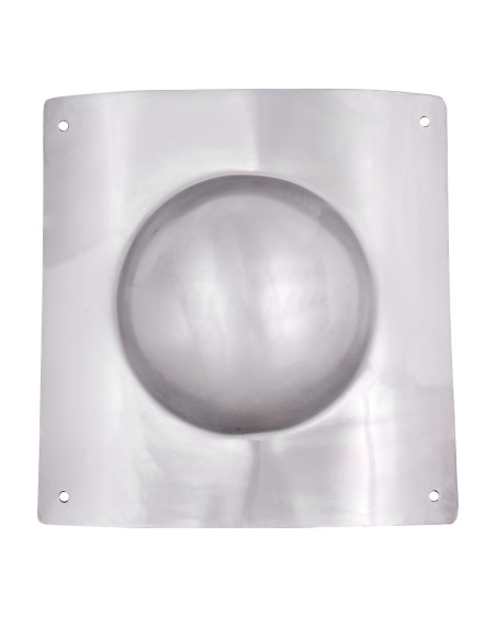 Silver Roman shield umbo in steel Silver Roman shield umbo in steel