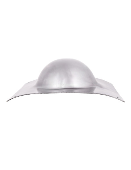 Silver Roman shield umbo in steel Silver Roman shield umbo in steel