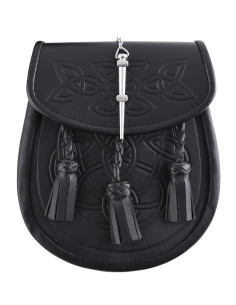 Black Sporran bag for kilt