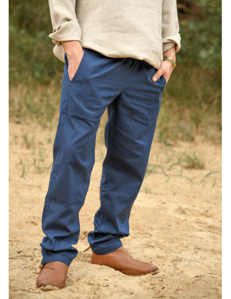 Hagen medieval pants in blue