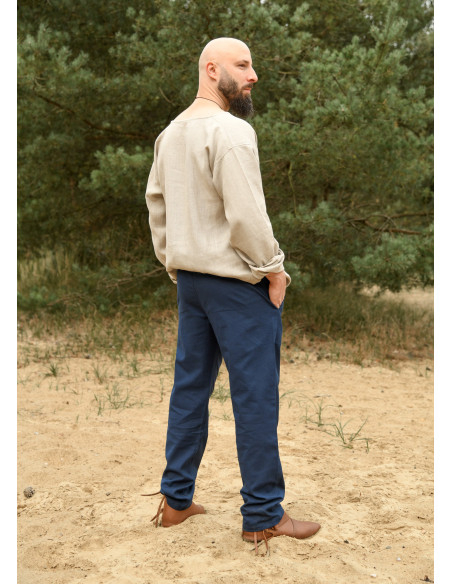 Hagen medieval pants in blue