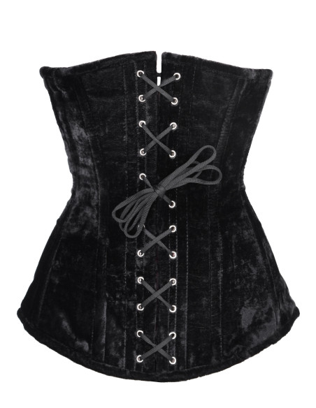 Large medieval corset in black velvet Large medieval corset in black velvet