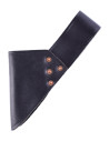 Black leather sword belt