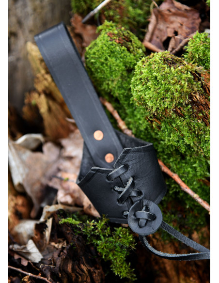 Small horn holder, black