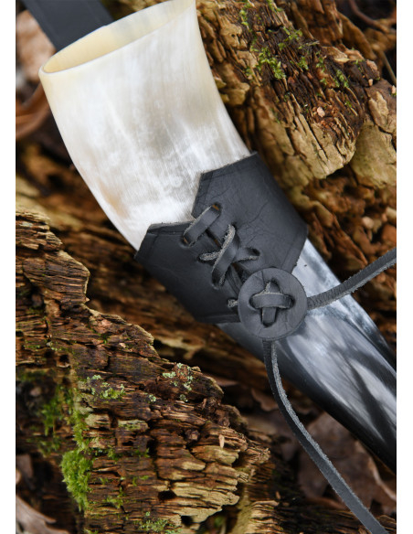 Small horn holder, black