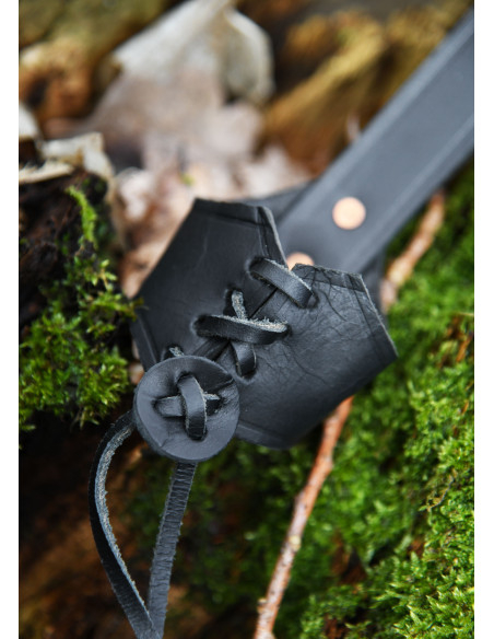 Small horn holder, black