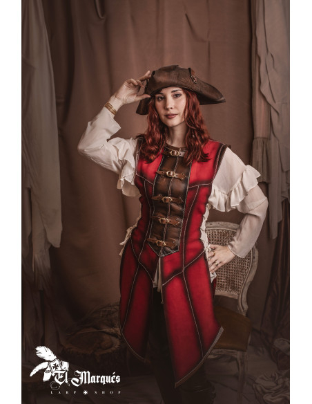 Red leather for pirate women