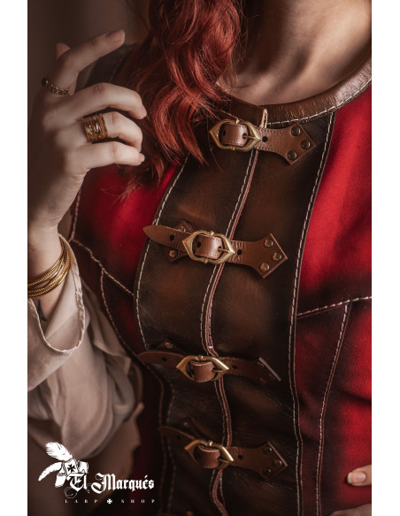 Red leather for pirate women