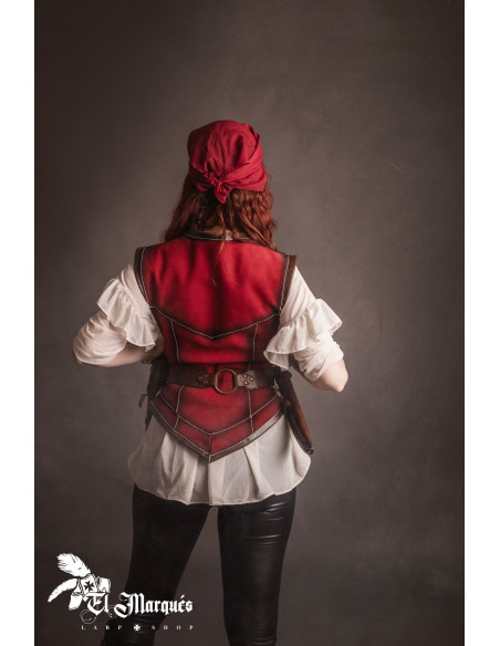 Red leather for pirate women