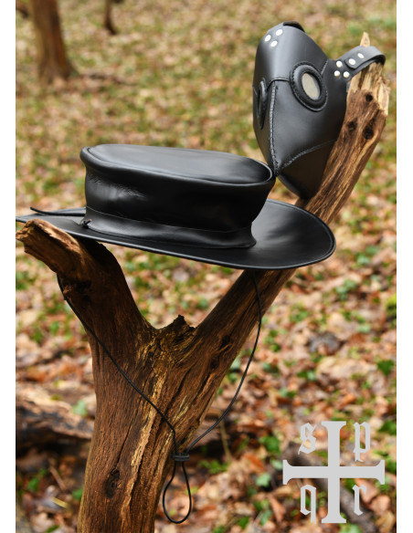 Plague Doctor Set: mask and hat