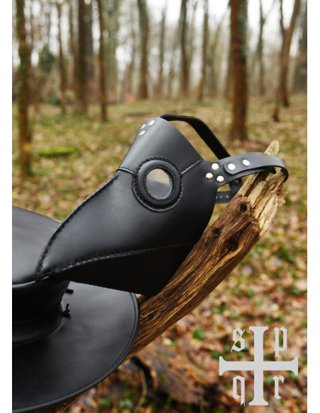 Plague Doctor Set: mask and hat