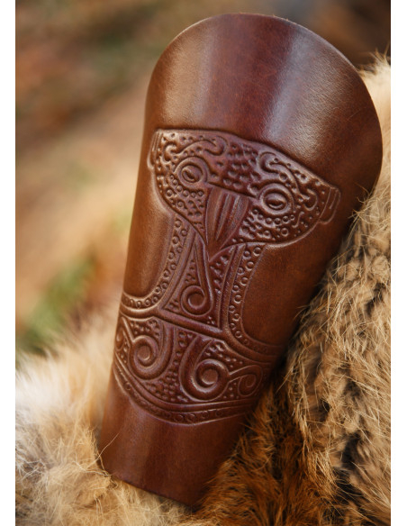 Thor's hammer bracelets in brown