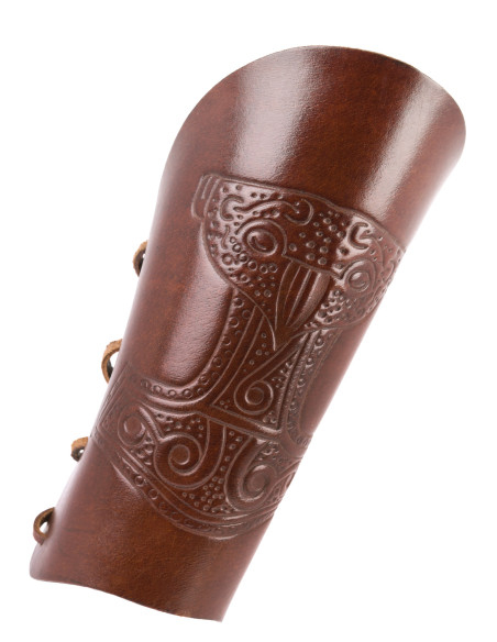 Thor's hammer bracelets in brown