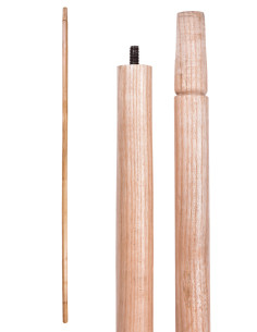 Wooden pole for spear tips