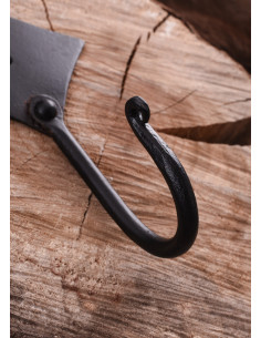 Medieval forged support for hanging (12X8 cm.) 2