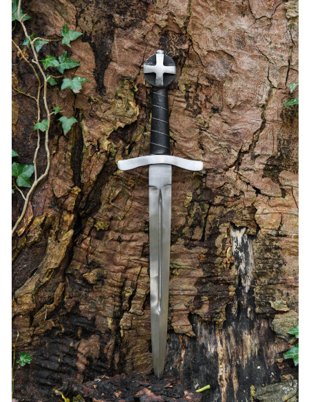 Functional Crusader dagger with scabbard