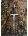Functional Crusader dagger with scabbard