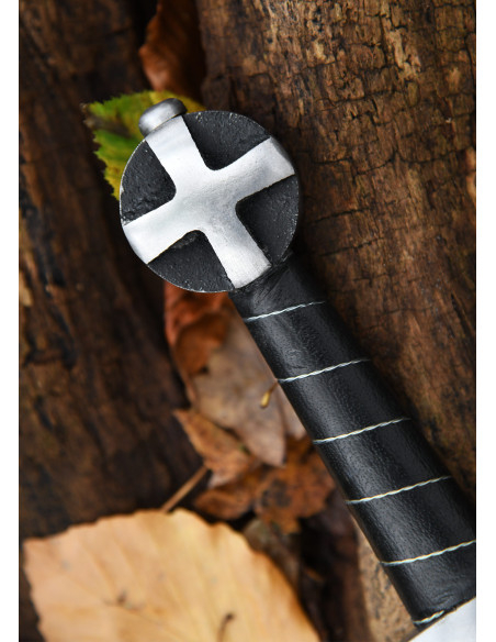 Functional Crusader dagger with scabbard