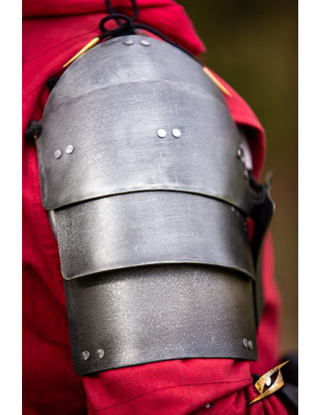 Medieval steel shoulder pads model...