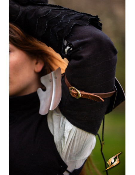 Medieval steel pauldrons model...