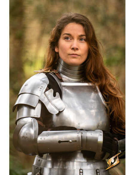 Medieval steel pauldrons model...