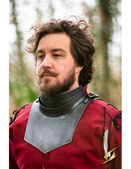 Medieval steel gorget model...