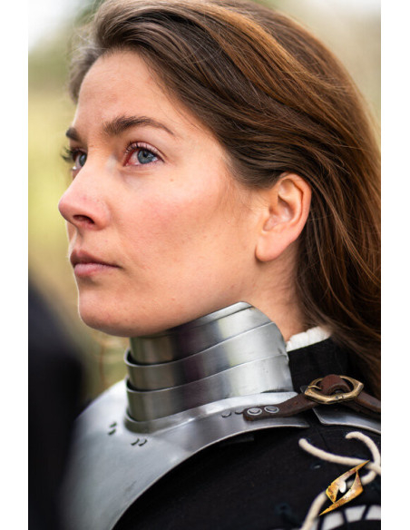 Medieval steel gorget model...