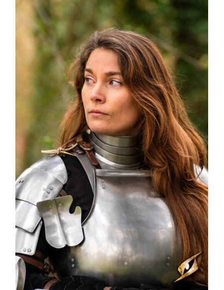 Medieval steel gorget model...