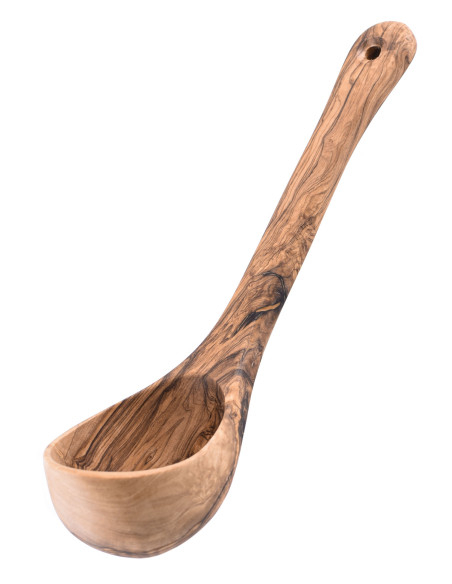 Olive wood ladle, approx. 26 cm
