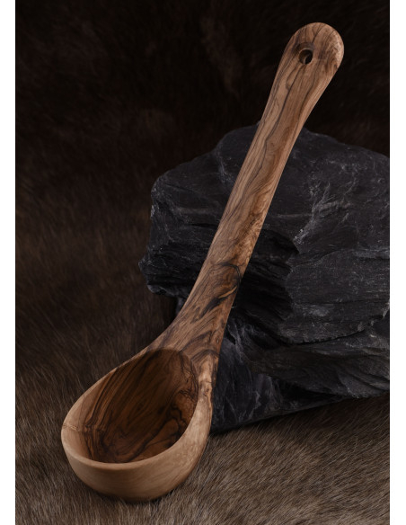 Olive wood ladle, approx. 26 cm