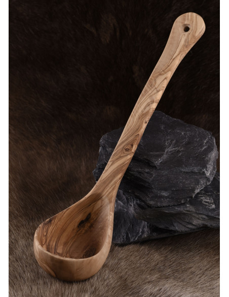 Olive wood ladle, approx. 35 cm