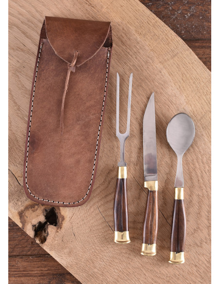 Three-piece cutlery set, includes...