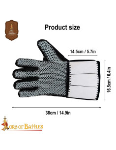 Chainmail gloves from the Late Middle Ages 2