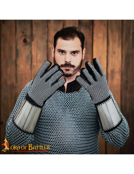 Chainmail gloves from the Late Middle...