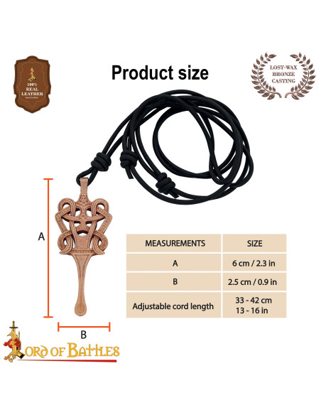 Celtic pendant and ear cleaner (6 cm.)