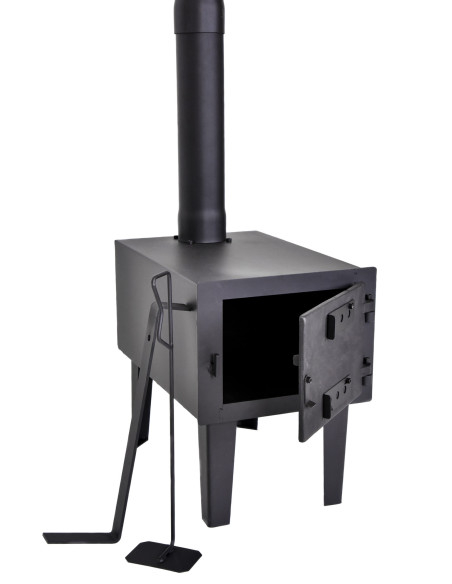 Stove for historical recreation tent
