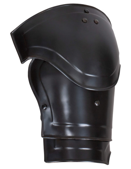 Medieval shoulder pads in steel model...