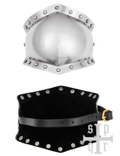 Pair of medieval knee guards, 15th century