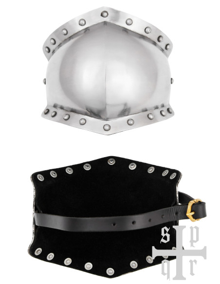 Pair of medieval knee guards, 15th...