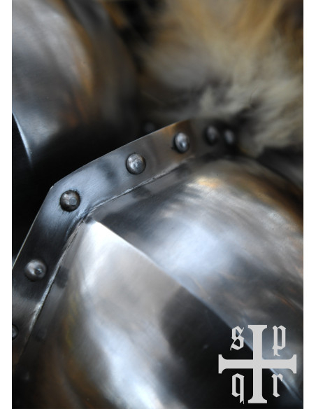 Pair of medieval knee guards, 15th...