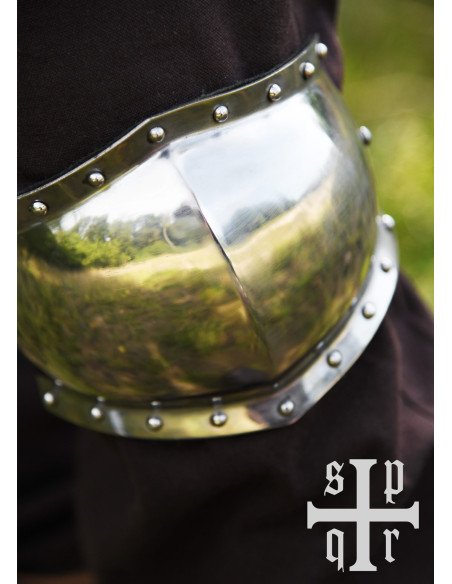 Pair of medieval knee guards, 15th...