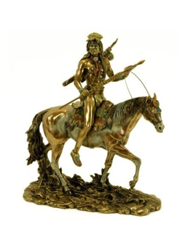 Figure Sioux Indian on horseback