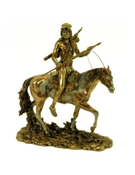 Figure Sioux Indian on horseback
