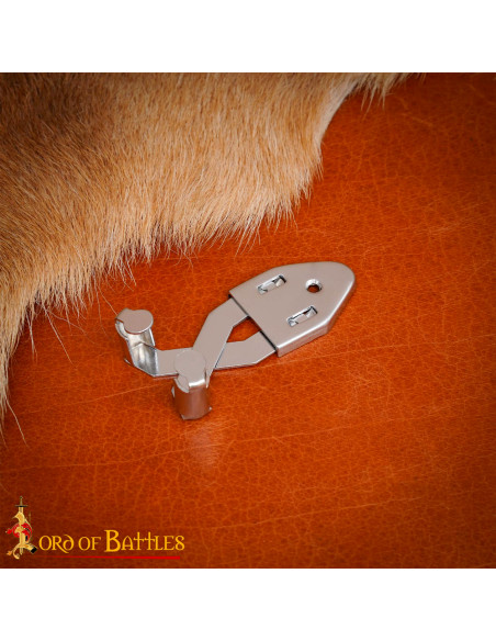 Steel support to hang sword vertically